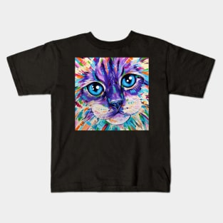 Cats in Color 1 - Ragdoll Cat Kids T-Shirt